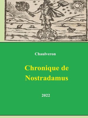 cover image of Chronique de Nostradamus